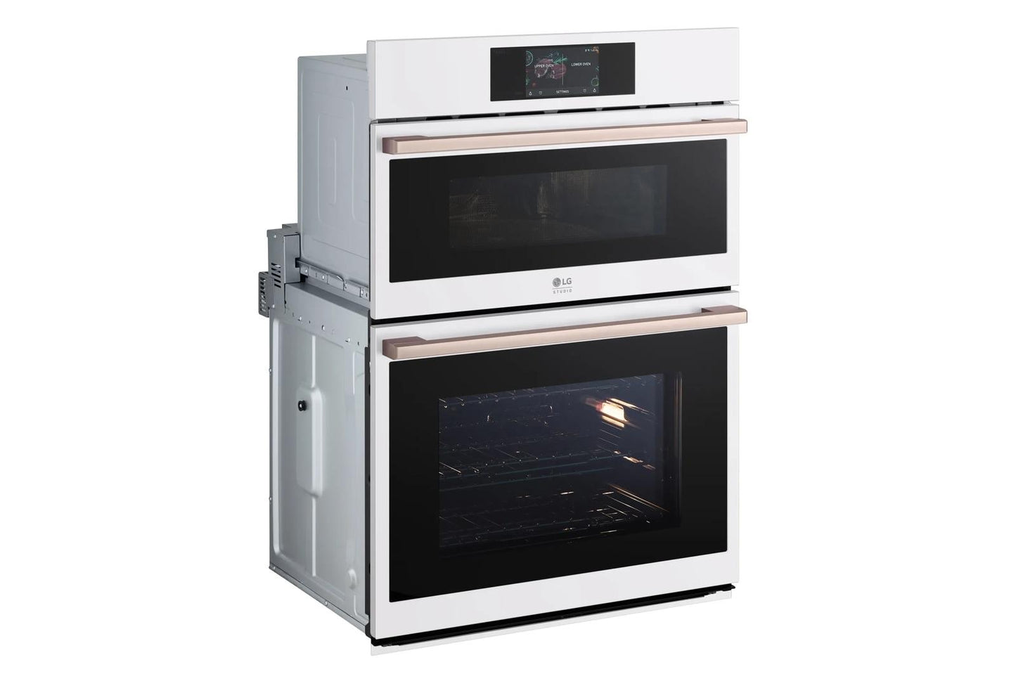 Lg WCES6428N Lg Studio 1.7/4.7 Cu. Ft. Combination Double Wall Oven With Air Fry