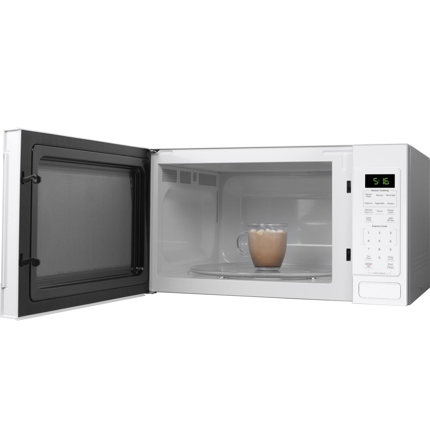 Ge Appliances GCST16S1WWW Ge® 1.6 Cu. Ft. Countertop Microwave Oven