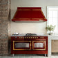 Ilve UP60FSNMPRAB Nostalgie Ii 60 Inch Dual Fuel Natural Gas Freestanding Range In Ral Custom Color With Bronze Trim