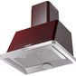 Ilve UAM76BU Majestic 30 Inch Burgundy Wall Mount Range Hood