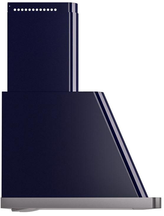 Ilve UAM120MB Majestic 48 Inch Blue Wall Mount Range Hood