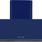 Ilve UAM120MB Majestic 48 Inch Blue Wall Mount Range Hood