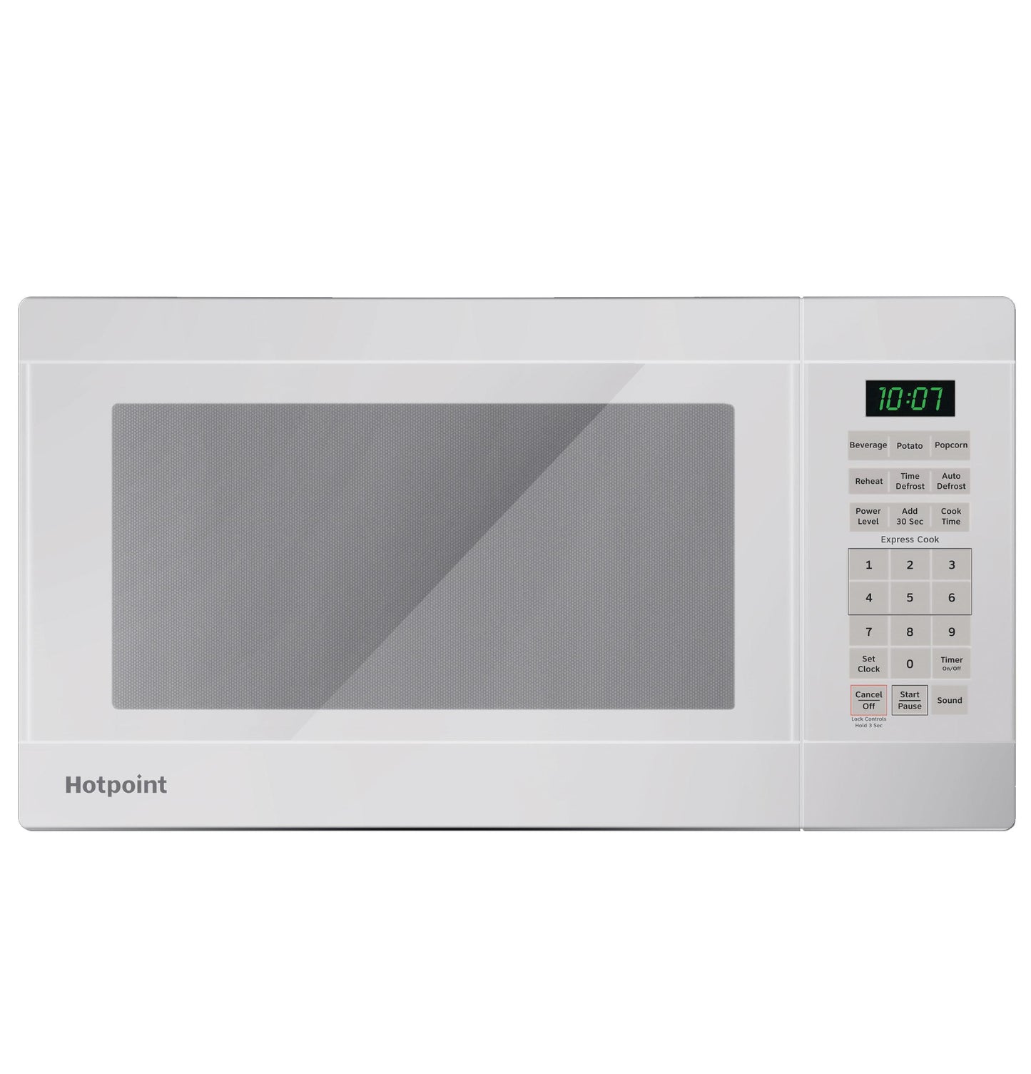 Hotpoint RES1072DTWW Hotpoint® 0.7 Cu. Ft. Capacity Countertop Microwave Oven