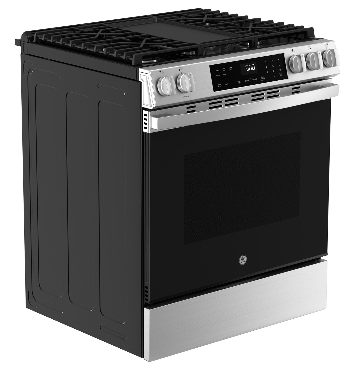 Ge Appliances GGS500PVSS Ge® 30" Slide-In Front-Control Gas Range With Crisp Mode