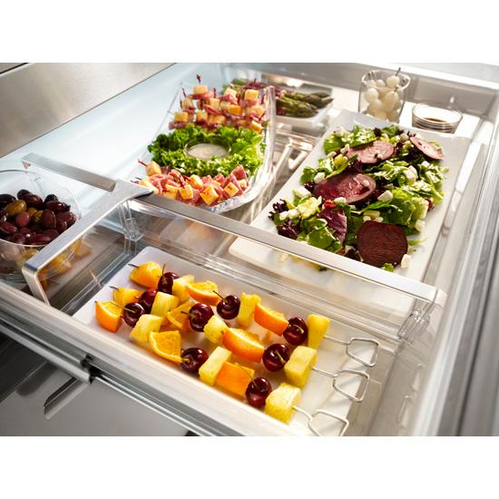 Jennair JFX2597AEP Standard-Depth French Door Refrigerator With External Dispenser, 69"(H)