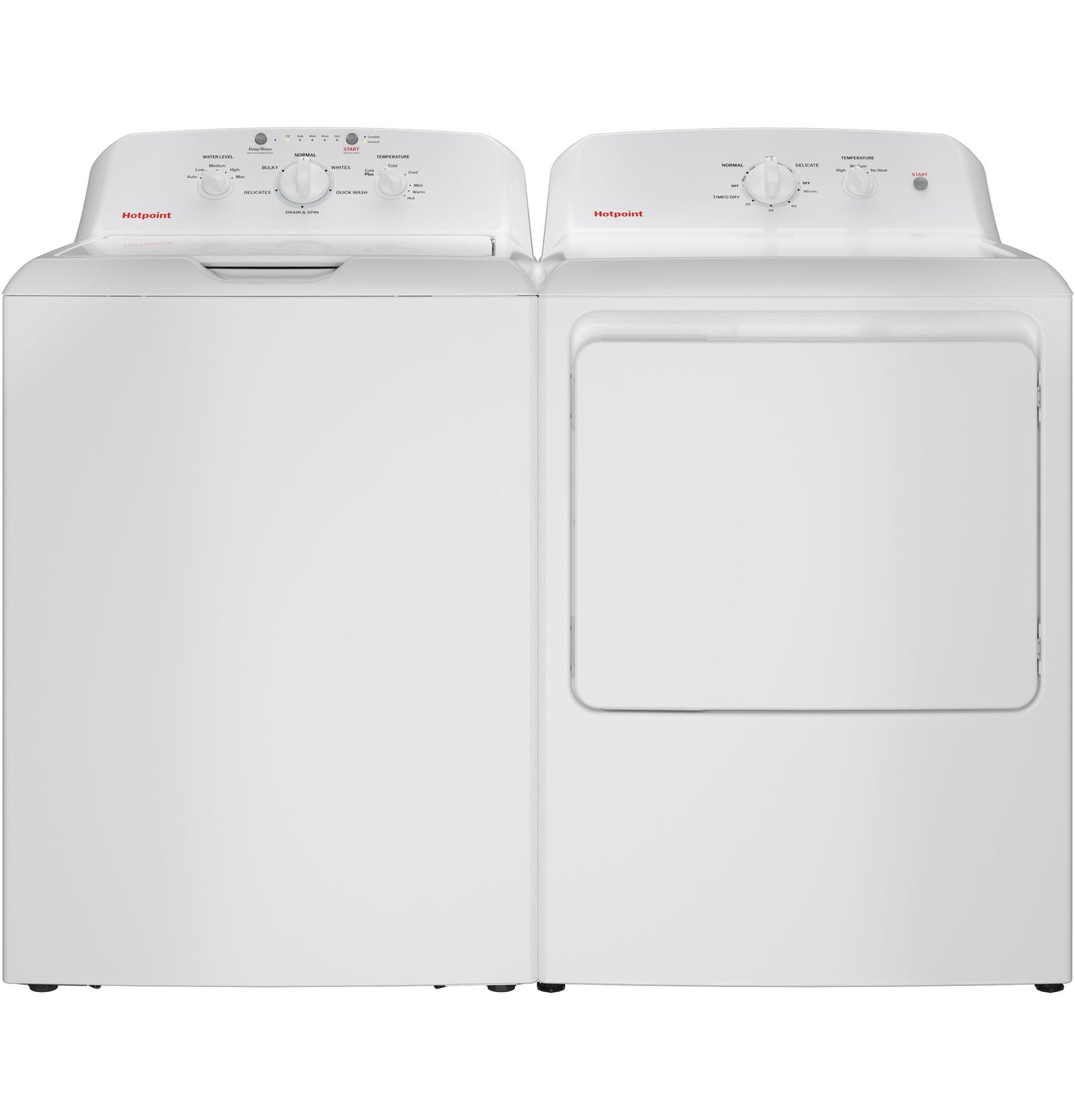 Hotpoint HTX26GASWWW Hotpoint® 6.2 Cu. Ft. Capacity Gas&#X00A0;Dryer&#X00A0;With Up To 120 Ft. Venting And Shallow Depth&#X200B;