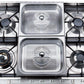 Ilve G00202 Stainless Steel Steam Cooker Basins