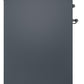 Ilve UPI304NMPBGC Nostalgie Ii 30 Inch Electric Freestanding Range In Blue Grey With Chrome Trim