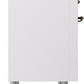 Ilve UP36FNMPWHBLP Nostalgie Ii 36 Inch Dual Fuel Liquid Propane Freestanding Range In White With Bronze Trim