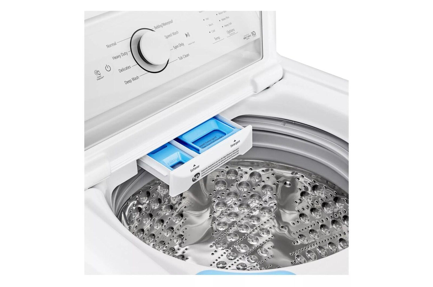 Lg WT6100CW 4.3 Cu. Ft. Ultra Large Capacity Top Load Washer With Turbodrum&#8482; Technology