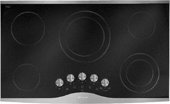 Jennair JEC9536BDS Electric Radiant Cooktop, 36