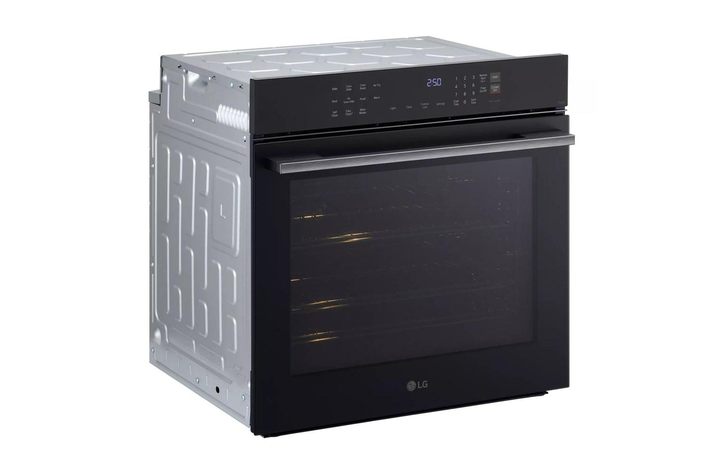 Lg WSED3023B 3.0 Cu. Ft. Smart Compact Wall Oven With True Convection And Air Fry