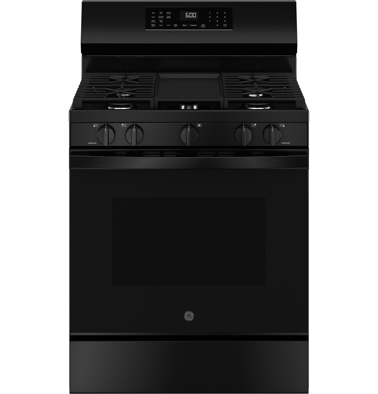 Ge Appliances GGF600AVBB Ge® 30" Free-Standing Gas Convection Range With No Preheat Air Fry And Easywash&#8482; Oven Tray