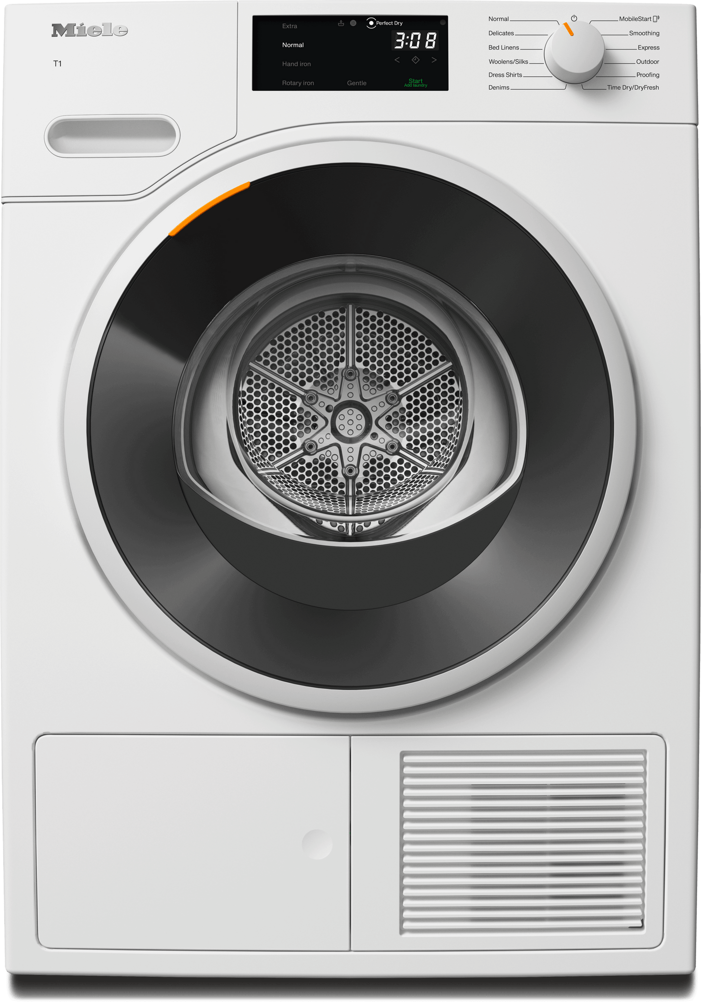 Miele TWD 360 WP 8KG LOTUS WHITE Twd 360 Wp 8Kg - T1 Heat-Pump Dryer: With Miele@Home And Fragrancedos For Laundry That Smells Great.