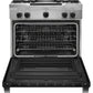 Kitchenaid KDRS463VBK 36'' 4-Burner With Griddle, Dual Fuel Freestanding Range, Commercial-Style - Imperial Black