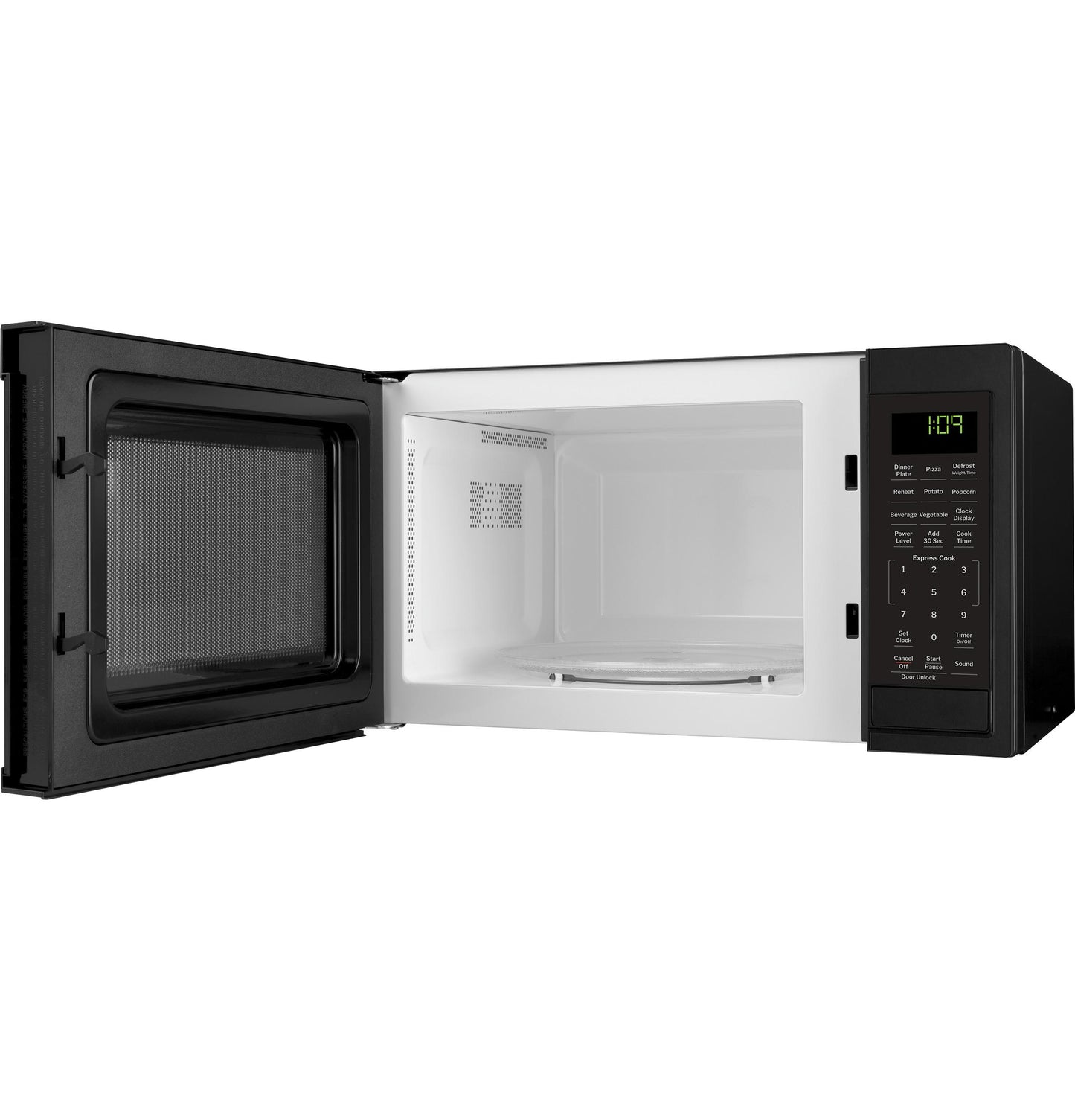 Ge Appliances GCST09N1WBB Ge® 0.9 Cu. Ft. Capacity Countertop Microwave Oven