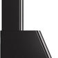 Ilve UAG30BK Nostalgie 30 Inch Glossy Black Wall Mount Range Hood