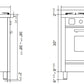 Ilve UP36FWMPSS Professional Plus Ii 36 Inch Dual Fuel Natural Gas Freestanding Range In Stainless Steel With Trim