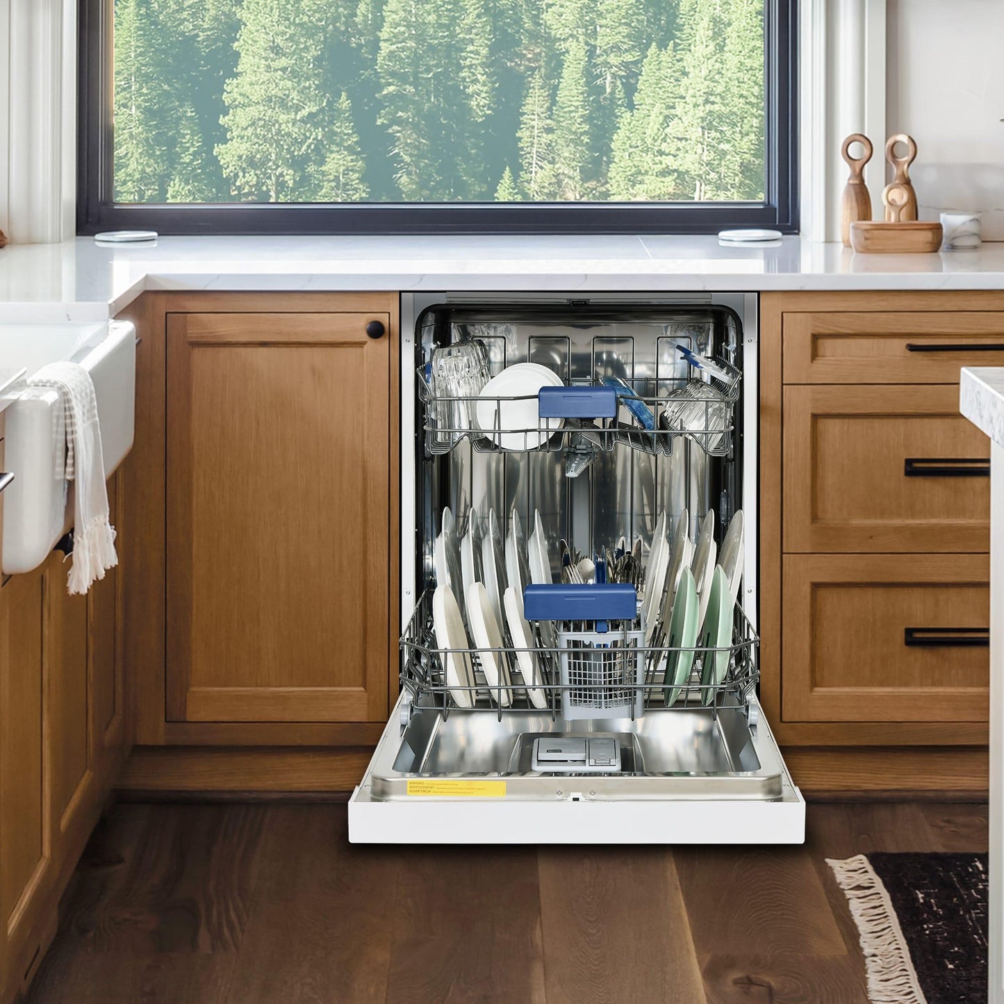 Danby DDW2400EW Danby 24" Wide Built-In Dishwasher In White