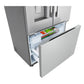 Lg LF24Z6530S Lg Counter-Depth Max™ With Zero Clearance™ 3-Door French Door Refrigerator With Thin Door Design