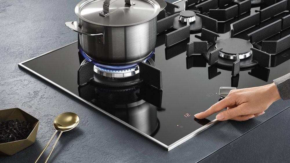 Miele KM30541G Km3054-1 G Usa Edst 120/60 - Gas Cooktop With Electronic Functions For Maximum Safety And User Convenience.