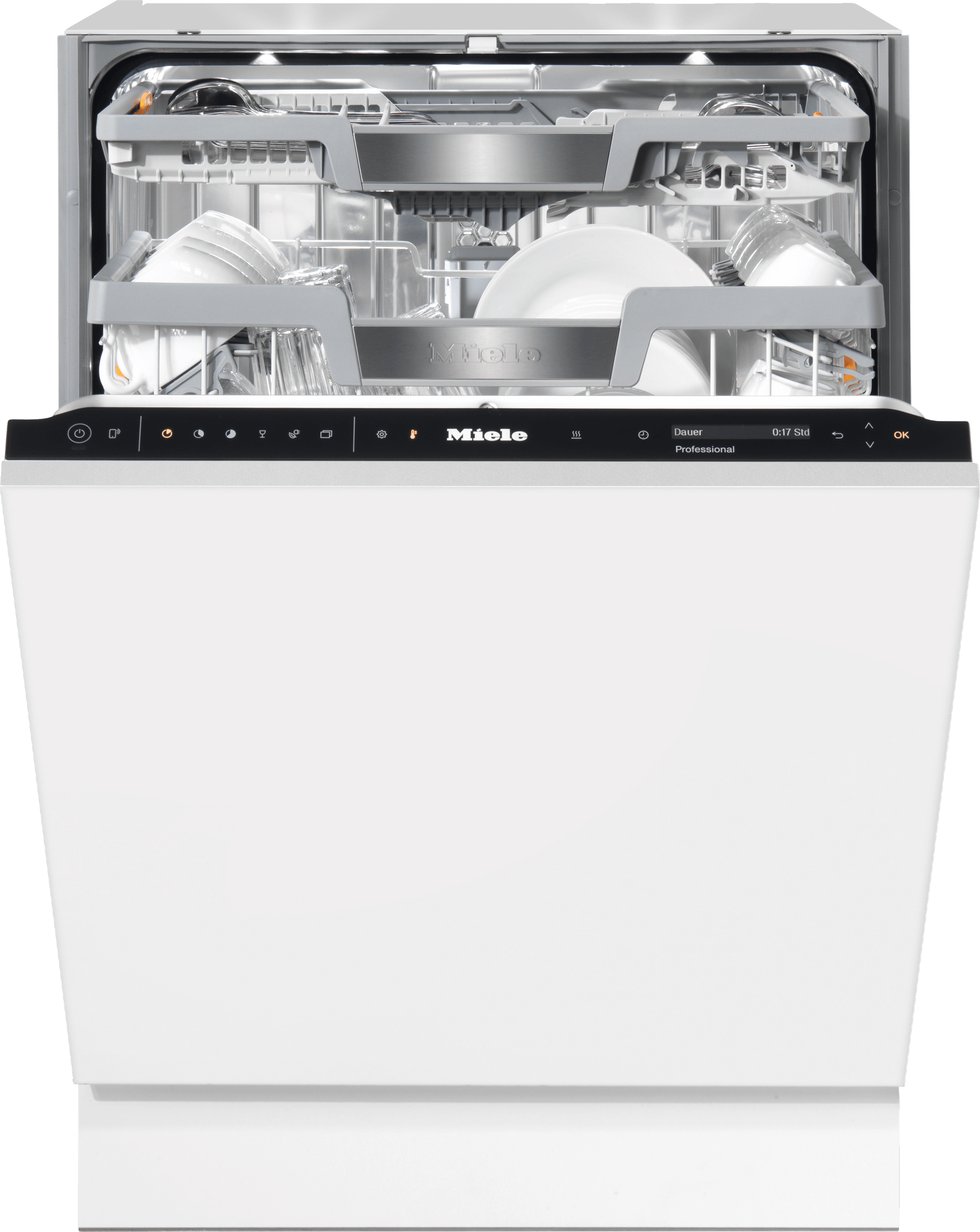 Miele PFD 104 SCVI XXL Panel Ready Pfd 104 Scvi Xxl - Fully Integrated Full-Sized Dishwasher With 3D Multiflex Tray For Large Loads Of Dishware In Households, Offices And Utility Areas.