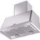 Ilve UAM90SS Majestic 36 Inch Stainless Steel Wall Mount Range Hood