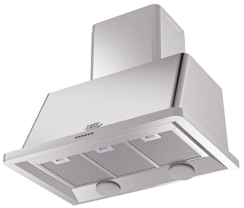 Ilve UAM90SS Majestic 36 Inch Stainless Steel Wall Mount Range Hood