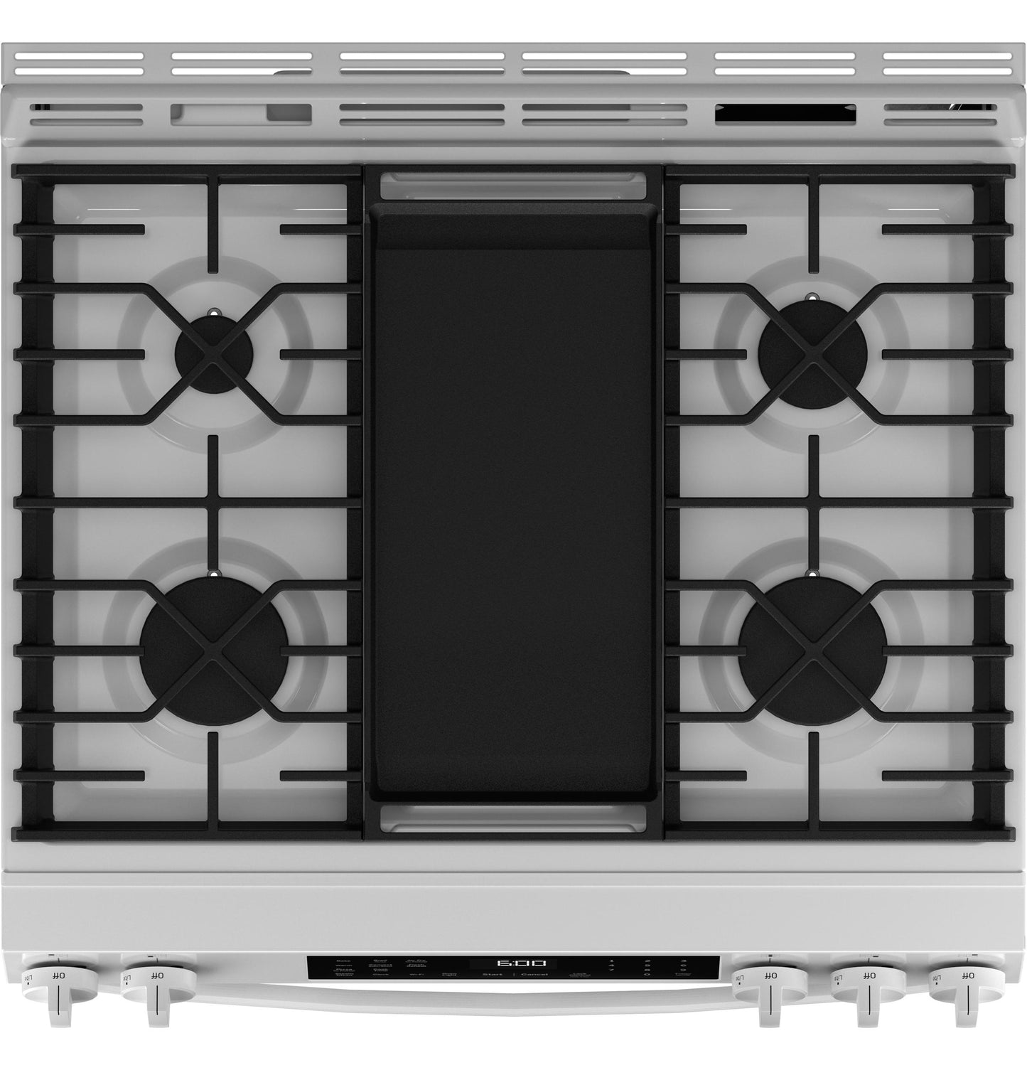 Ge Appliances GGS600AVWW Ge® 30" Slide-In Front-Control Convection Gas Range With No Preheat Air Fry And Easywash&#8482; Oven Tray