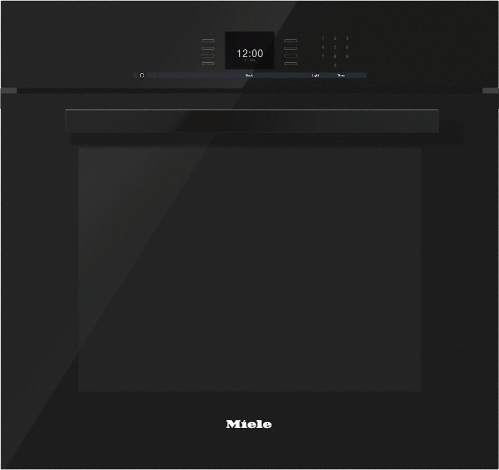 Miele H6680BPBK H 6680 Bp 30 Inch Convection Oven With Touch Controls And Masterchef Programs For Perfect Results.- Obsidian Black