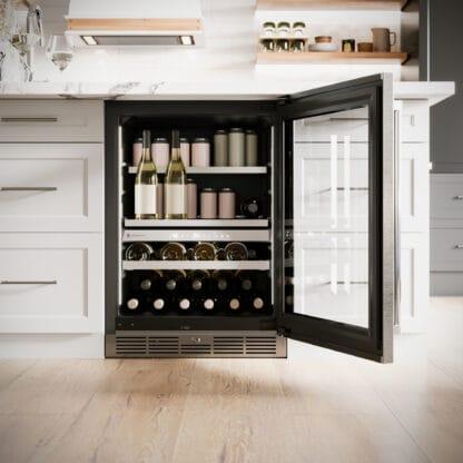 Silhouette SPRWBC052D3SS Silhouette Pro Gen 3 - 24" Built-In Wine And Beverage Center In Stainless Steel