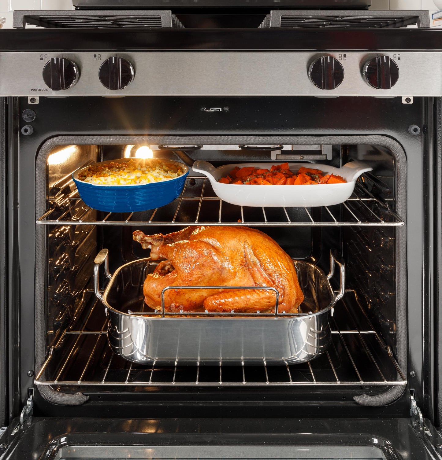 Ge Appliances GGF500PVBB Ge® 30" Free-Standing Gas Range With Crisp Mode