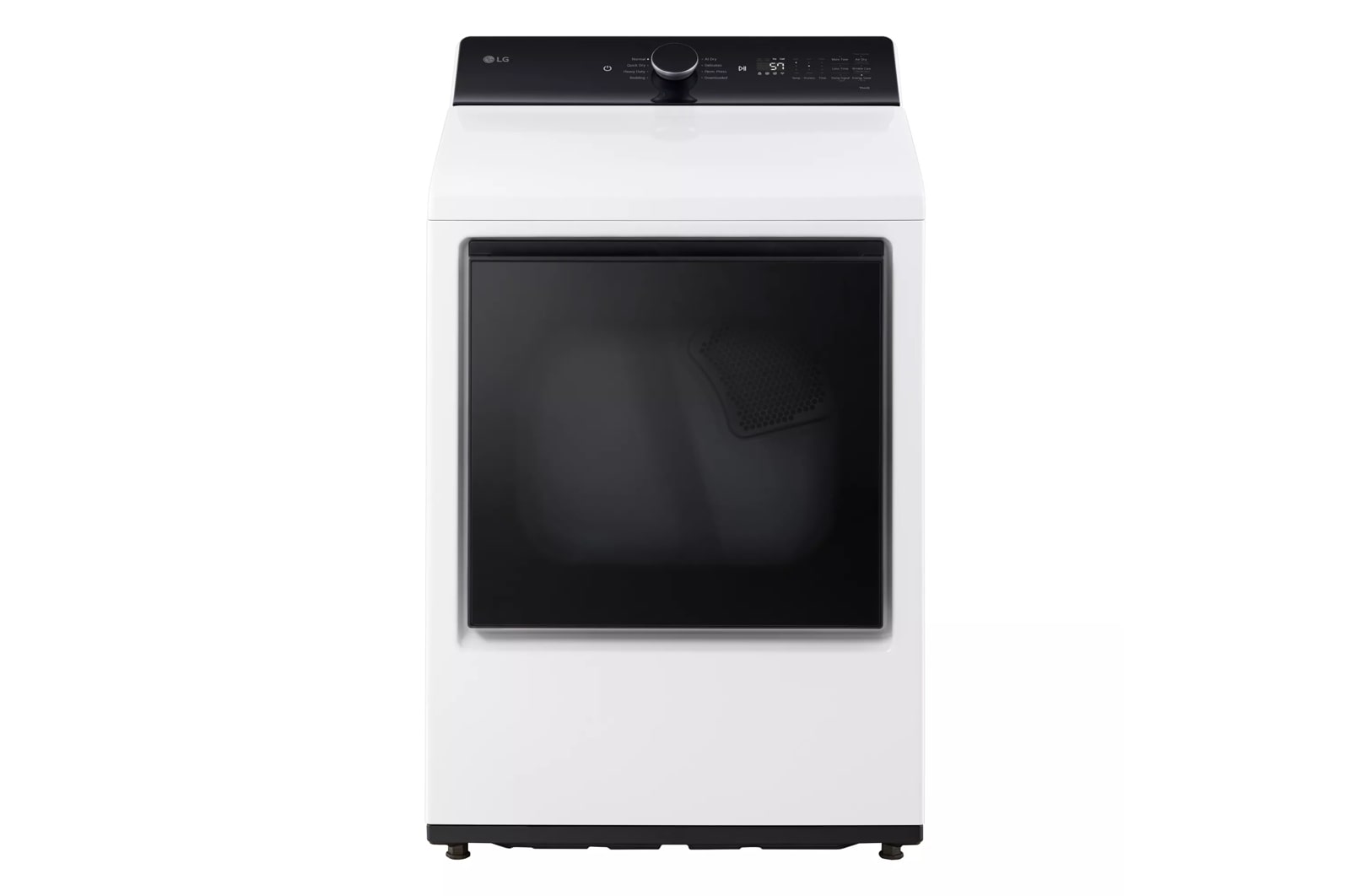 Lg DLE8400WE 7.3 Cu. Ft. Ultra Large Capacity Rear Control Electric Dryer With Lg Easyload™ Door And Ai Sensing