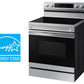 Samsung NE63D6511SR 6.3 Cu. Ft. Smart Freestanding Energy Star® Certified Electric Range With Air Fry In Stainless Steel