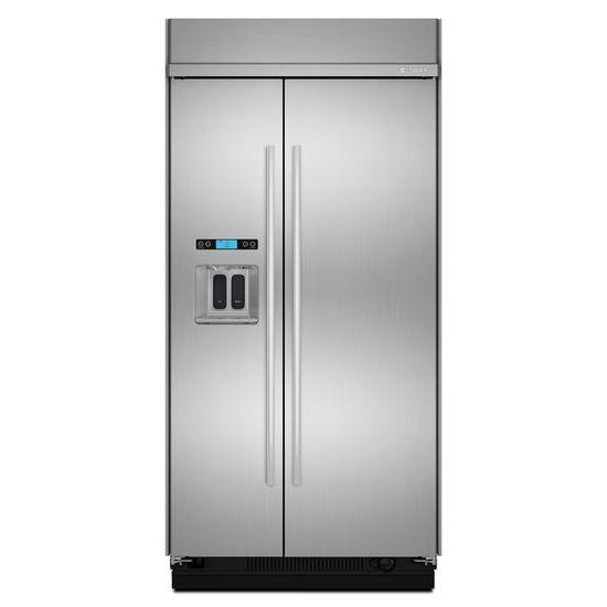 Jennair JS42SEDUDW Jenn-Air® Built-In Side-By-Side Refrigerator With Water Dispenser, 42