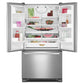 Jennair JFC2089WEM Cabinet Depth French Door Refrigerator With Internal Dispenser, 69