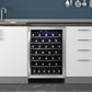 Danby DWC057A1BSS Danby 60 Bottle Built-In Wine Cooler In Stainless Steel