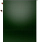 Ilve UPI304NMPEGP Nostalgie Ii 30 Inch Electric Freestanding Range In Emerald Green With Copper Trim