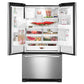 Jennair JFI2089WTS Cabinet Depth French Door Refrigerator With External Dispenser, 69