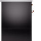 Ilve UPI304NMPBKP Nostalgie Ii 30 Inch Electric Freestanding Range In Glossy Black With Copper Trim