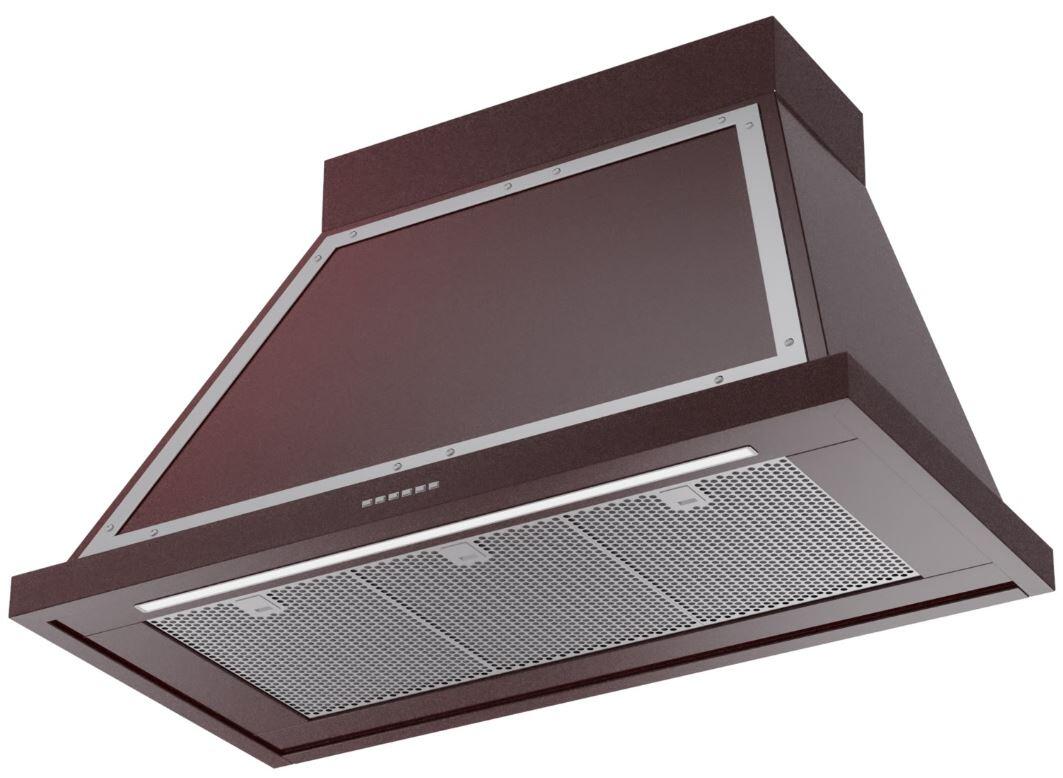 Ilve UANB40BUC Nostalgie 40 Inch Burgundy Wall Mount Range Hood