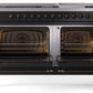 Ilve UP60FNMPBKBLP Nostalgie Ii 60 Inch Dual Fuel Liquid Propane Freestanding Range In Glossy Black With Bronze Trim