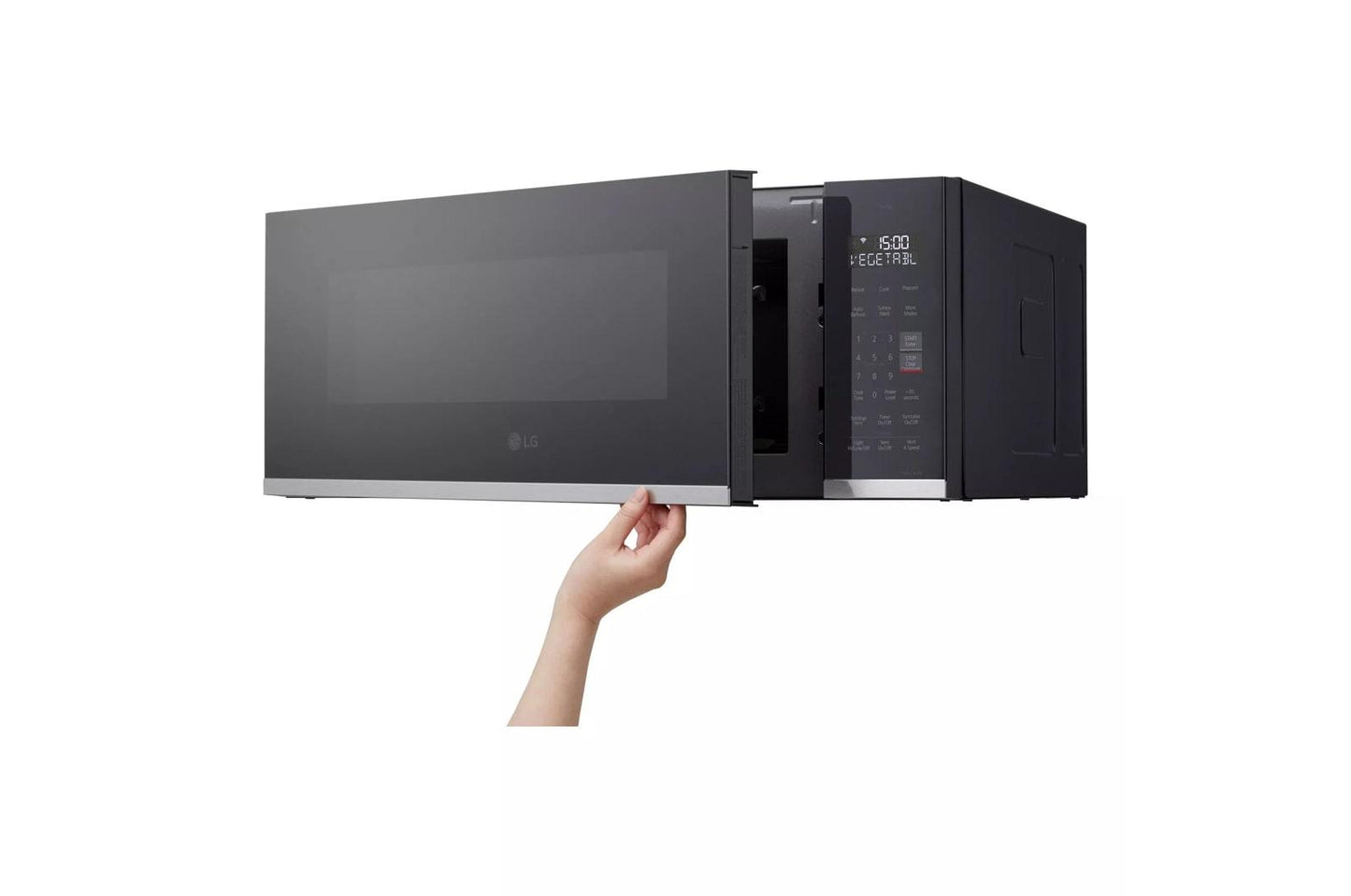 Lg MVEF1323F 1.3 Cu. Ft. Smart Low Profile Over-The-Range Microwave Oven