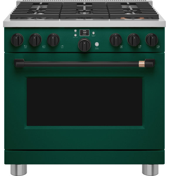 Café™ C2Y366P5TG2 Café™ 36" Smart Dual-Fuel Commercial-Style Range with 6 Burners (Natural Gas)