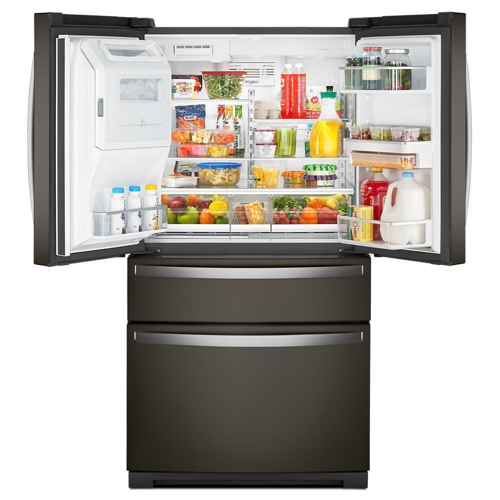 Whirlpool WRMF7736PV 36-Inch Wide 4 Door Refrigerator With Prep And Store Bins - 26 Cu. Ft.