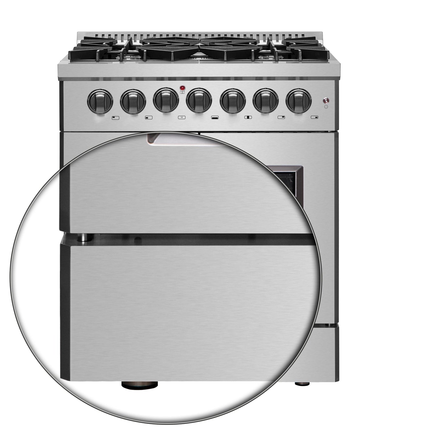 Forno FFSGS635630 Forno Galiano 30" Freestanding French Door Dual Fuel Range