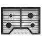 Whirlpool WCGK5030PW 30-Inch Gas Cooktop With Ez-2-Lift™ Hinged Cast-Iron Grates