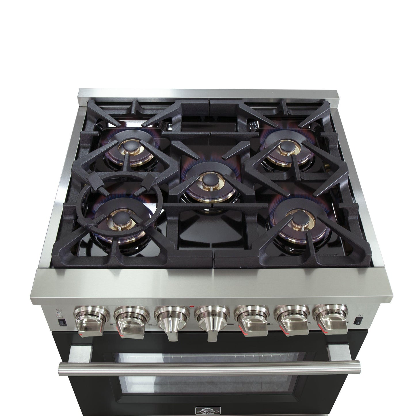 Forno FFSGS618730 Capriasca - Titanium Professional 30" Freestanding Dual Fuel Range