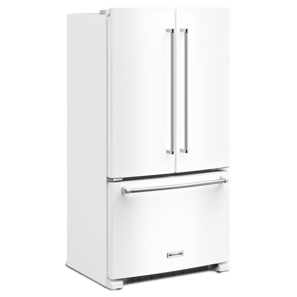 Kitchenaid KRFC136RWH 20 Cu. Ft. 36-Inch Width Counter-Depth French Door Refrigerator With Interior Dispense