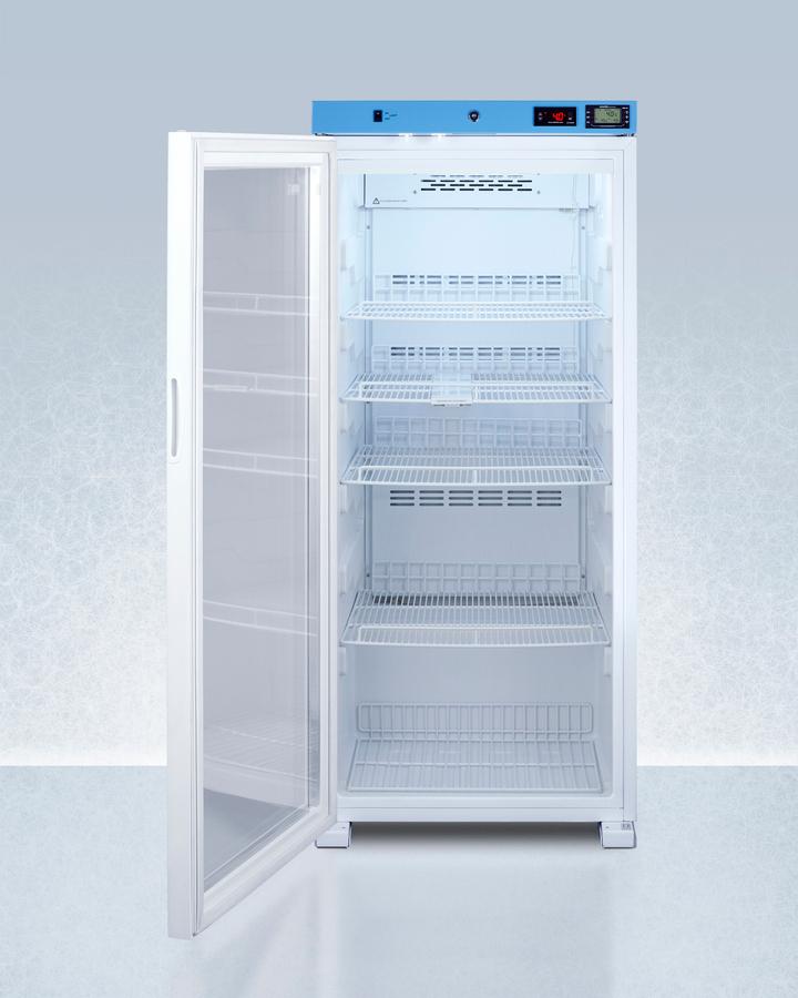 Summit ACR1012GNSF456LHD 24" Wide Upright Healthcare Refrigerator, Certified To Nsf/Ansi 456 Vaccine Storage Standard